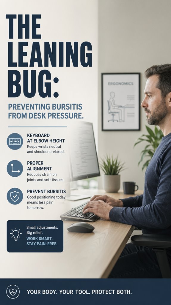 desk pressure bursitis prevention