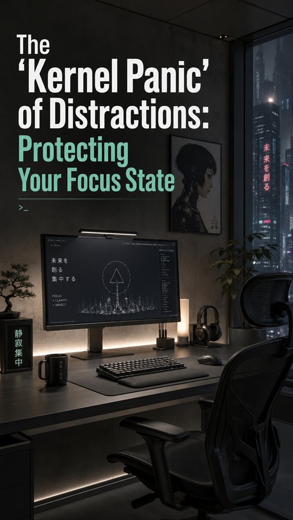 distraction overload disrupts focus
