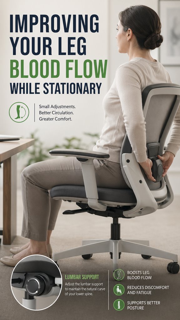 enhancing leg circulation stationary