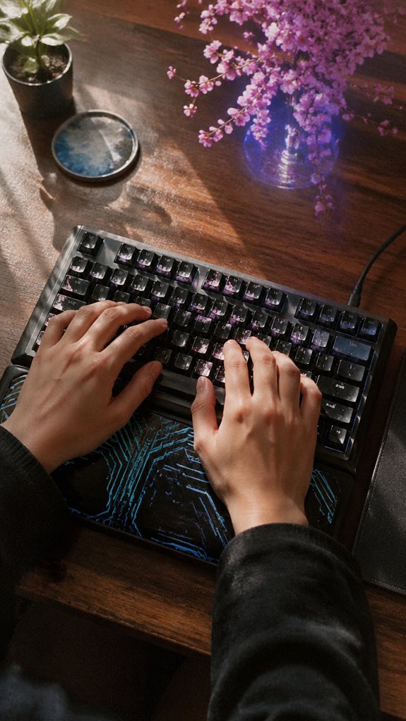 ergonomic wrist support optimization