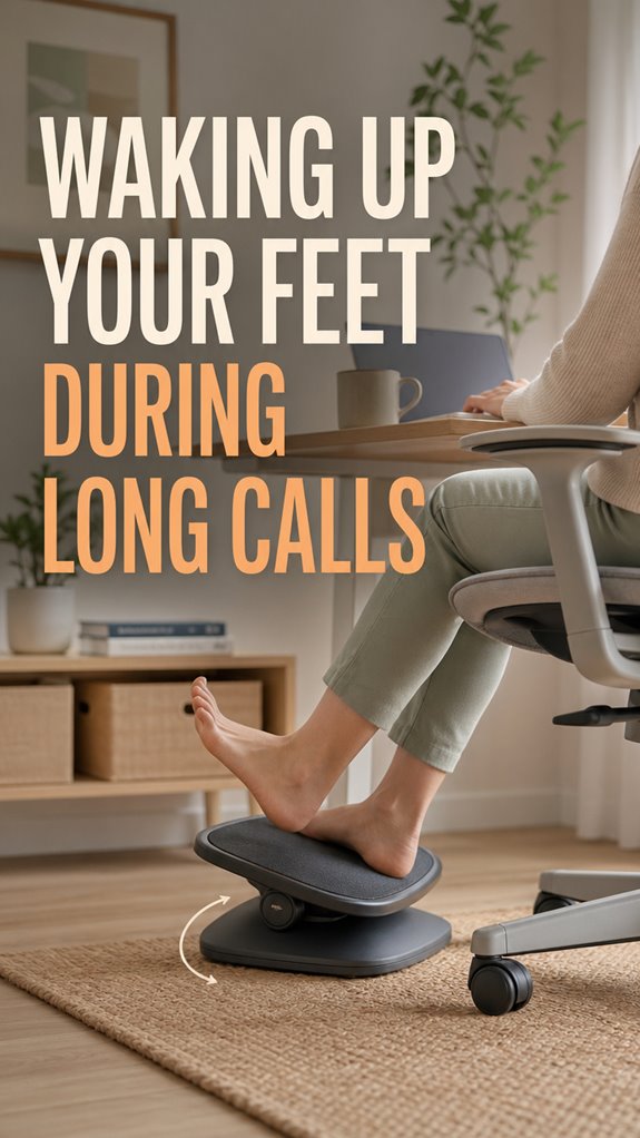 foot exercises during calls