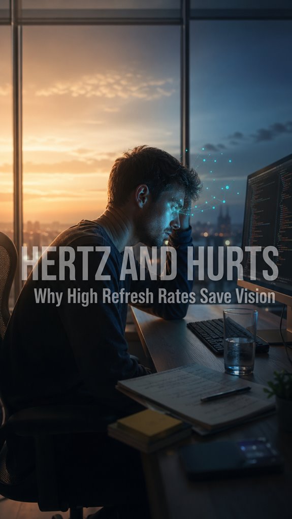 high refresh rates improve vision