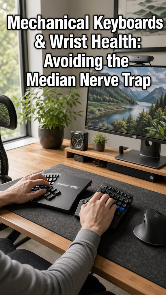keyboard ergonomics prevent nerve strain