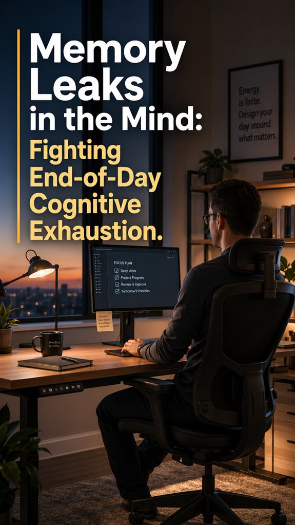 mental fatigue drain prevention