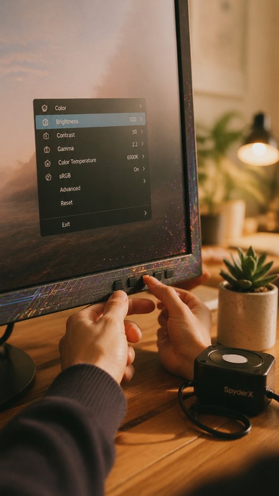 monitor calibration and settings