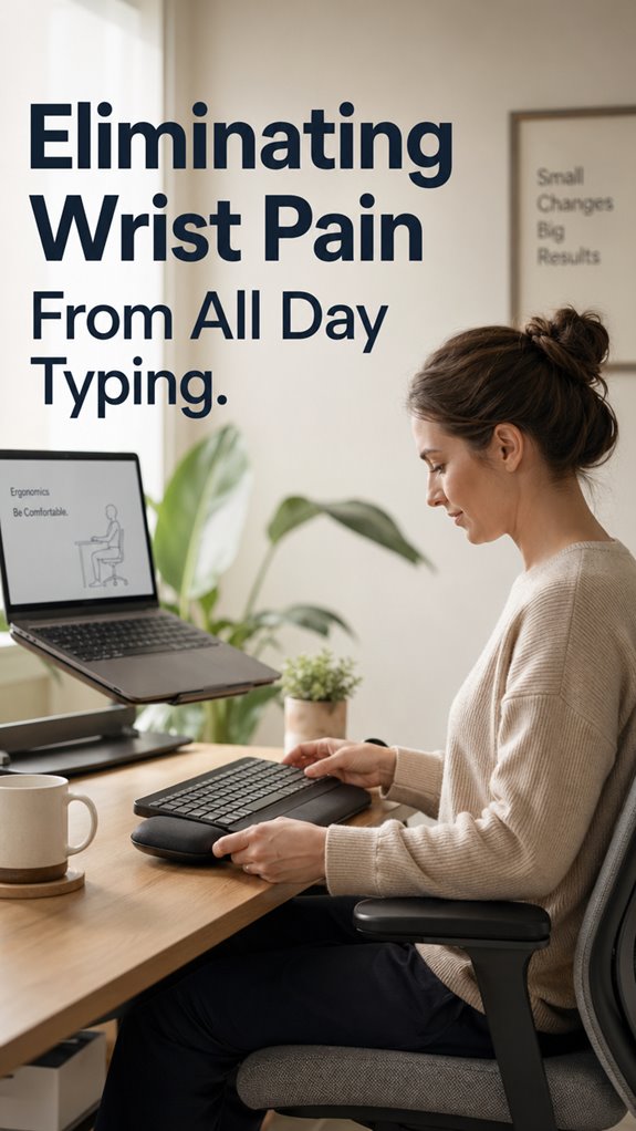 preventing wrist pain during typing