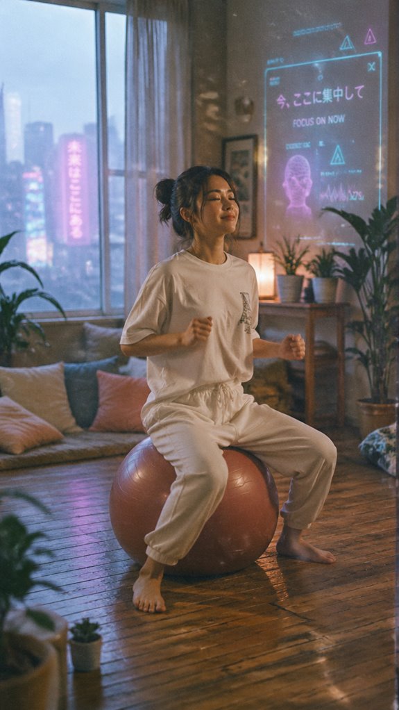 stress relief through sensory resetting