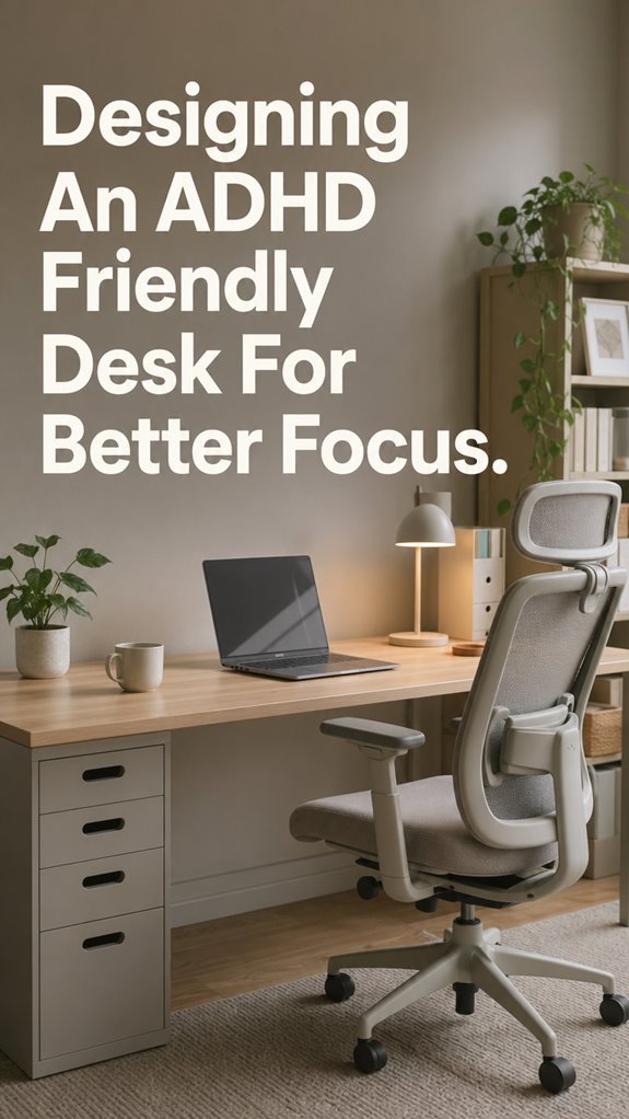 focus enhancing desk design