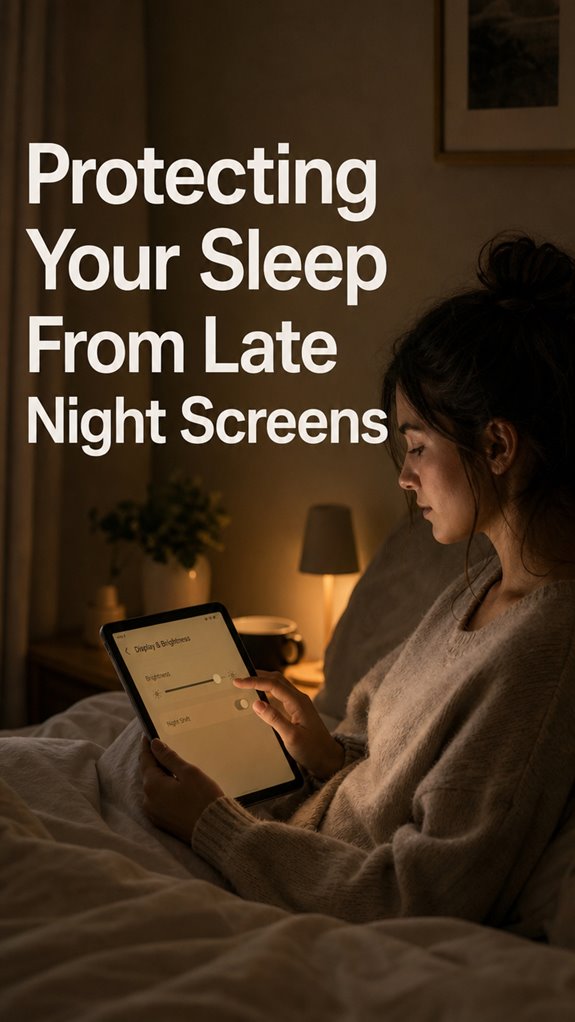 limit screen time before bed