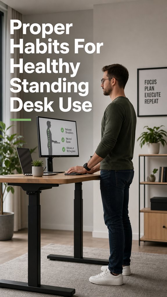 maintain proper ergonomic posture