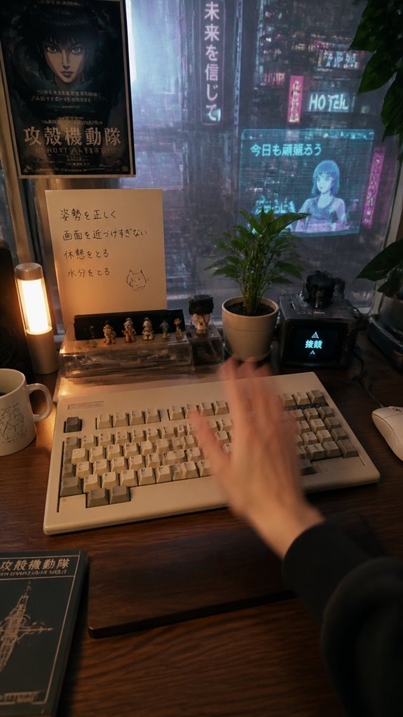 optimize ergonomic keyboard use
