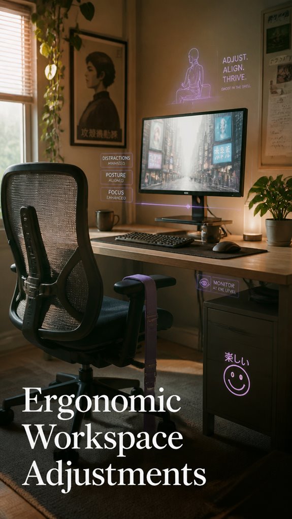 optimize ergonomic workspace setup