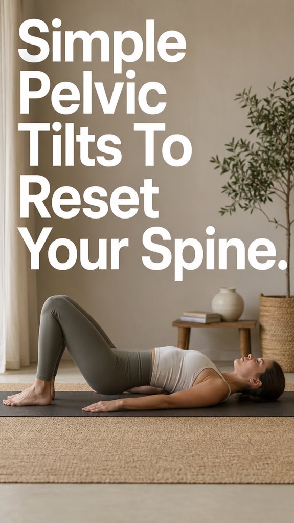 pelvic tilts improve spine