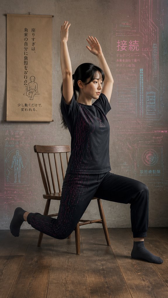 prevent hip tightness during sitting